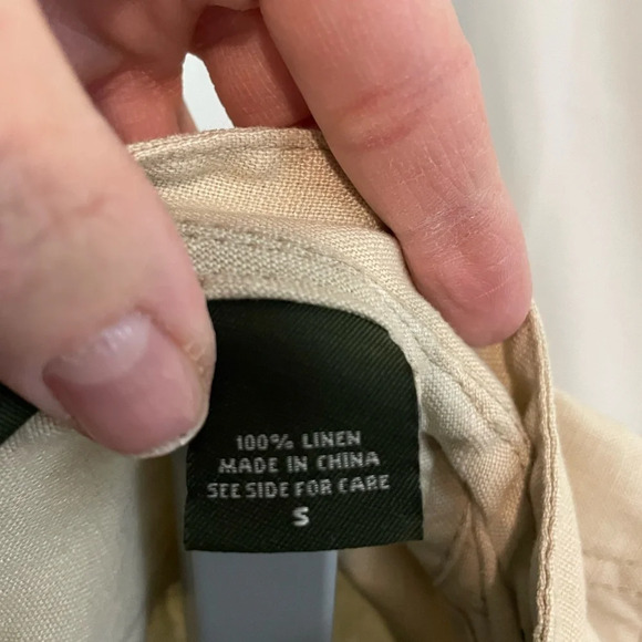 Eddie Bauer 100% linen vintage utility military jacket - Picture 5 of 15